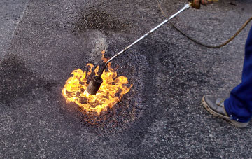 Pool flat roofing repairs